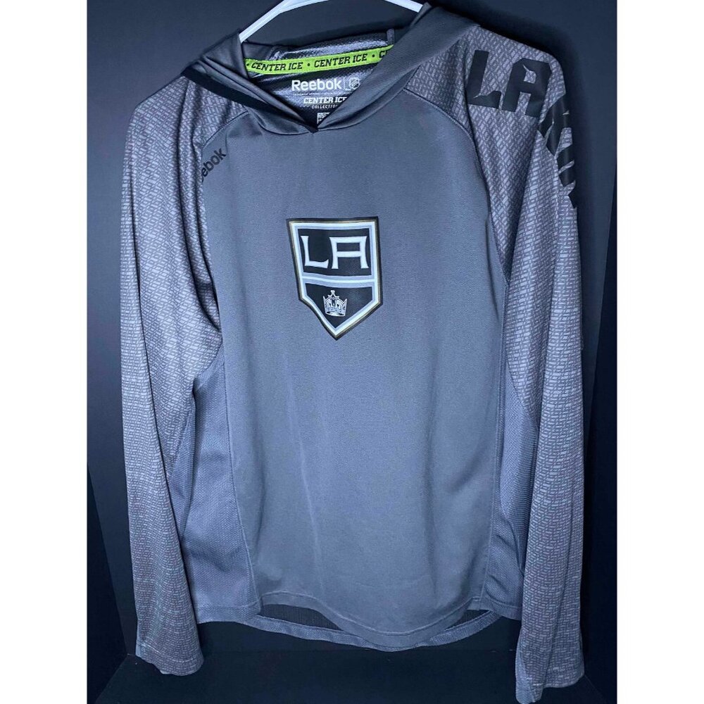 NHL Reebok Center Ice Collection Performance Logo Pullover Hoodie Mens M
